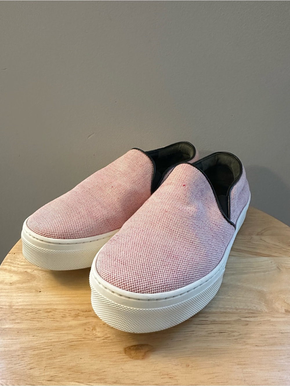Celine Pink Slip-On Sneakers